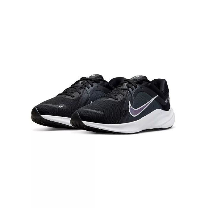 Baskets de running NIKE WMNS NIKE QUEST 5 Noir Femme Talon plat Lacets Cdiscount Sport
