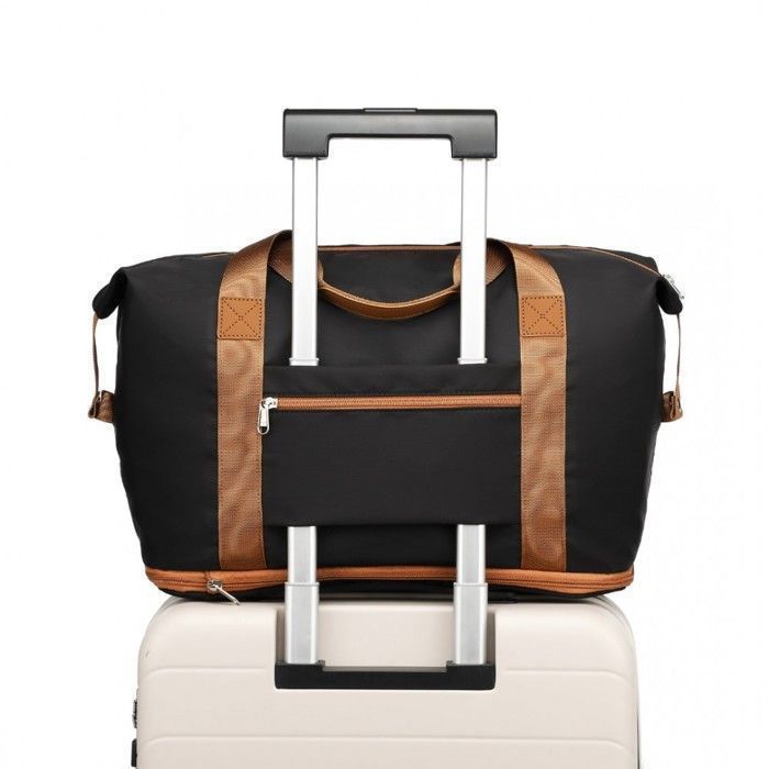 Sac De Voyage En Cuir Véritable - Weekend, Sport, Pour Hommes, Style Sac De Sport Classique En Cuir Brun
