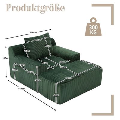 Chaise Lounge Lune Welnow – Fauteuil Pliant Oversized En Fausse Fourrure Douce, Cadre Métal, Bleu – Chambre, Salon, Dortoir Chaise Accent Dortoir Salon