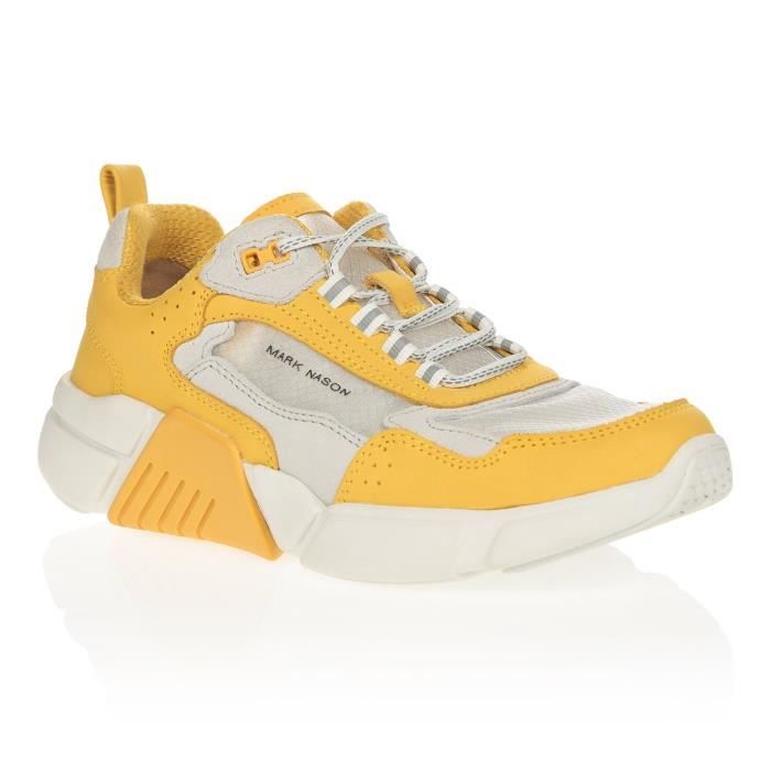 basket jaune femme pas cher