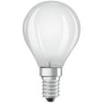 OSRAM Ampoule LED Sphérique verre dépoli 4W=40 E14 chaud-0
