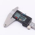 NEUF 0-200mm Pied à coulisse numérique LCD Micromètre Acier inoxydable Argent HB043 YES-0