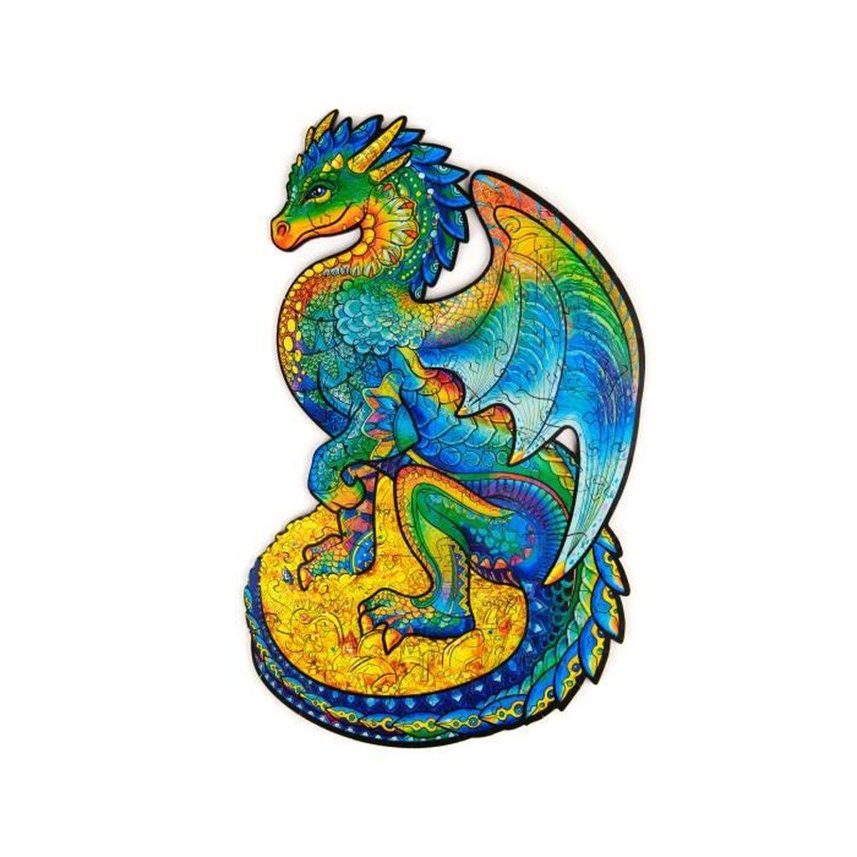 Unidragon Wooden Puzzle Jigsaw Guarding Dragon - S - Cdiscount Jeux ...
