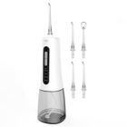 POTICO Hydropulseur Jet Dentaire Professionnel, Irrigateur Oral Portable et Rechargeable 300ml IPX7 Étanche 4 Modes Pour Maison et Voyage