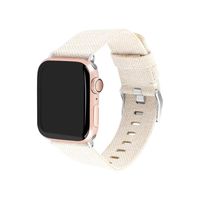 Bracelet de rechange en Canvas Watch Strap Replacement compatible pour Apple Watch IWatch 1/2/3/4 Abricot