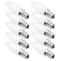 Fdit Ampoules E12 10Pcs Mini Ampoules Candélabres LED E12 1.5W AC 230V pour Éclairage d'Hôtel de Voiture à Maison
