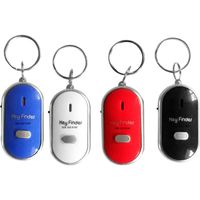 4 dispositifs anti-perte de clés TD®LED sifflet lumineux détecteur de clés dispositif anti-perte de clés