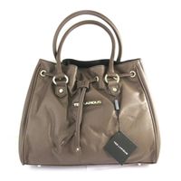 Sac cuir "Ted lapidus" taupe 