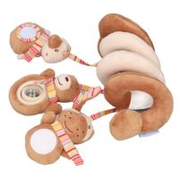 jouets en peluche en spirale pour poussette Jouet d'activité en spirale pour bébé exécution fine douce et durable RUIDA