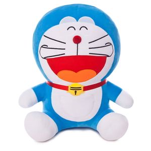PELUCHE Doraemon poupée jouets en peluche assis et riant g