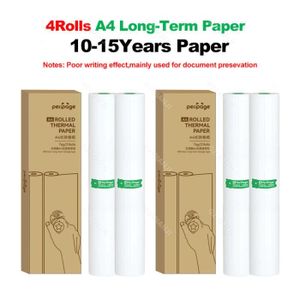 PAPIER THERMIQUE 10-15 ans papier 4 rouleaux-PeriPage-Rouleaux de p