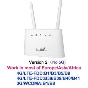 MODEM - ROUTEUR Version 2 - routeur Wifi 4G LTE CPE B311 300Mbps, 