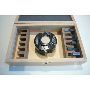 Jeu de 19 bagues hauteur 122 mm alesage 30 mm pour toupie 30 mm