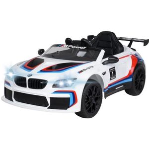 VOITURE ELECTRIQUE ENFANT Voiture électrique enfant BMW M6 GT3 Blanc - Siège