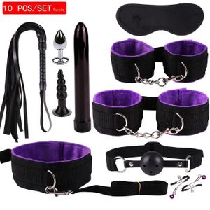 Menottes Fétichisme BDSM - Scratch En Dentelle Noire - Kit Jeu De Rôle - Unisexe