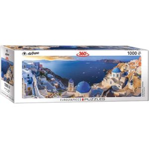 PUZZLE 6010-5300 Santorini Greece Puzzle (1000-Piece), Co