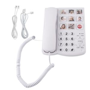 Téléphone fixe Téléphone à grosses touches LD‑858HF Big Button, A