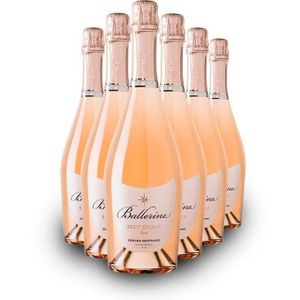 VIN ROSE Ballerine Brut Etoile - AOP Crémant de Limoux - Vin rosé pétillant x6