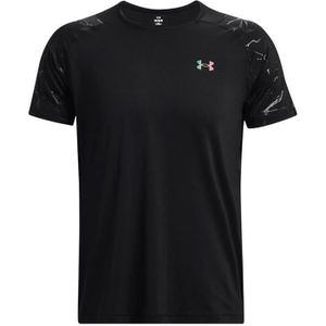 T-SHIRT MAILLOT DE SPORT T-shirt manches courtes Under Armour UA Rush Emboss, Noir, XXL Homme - Respirant - Fitness - Running