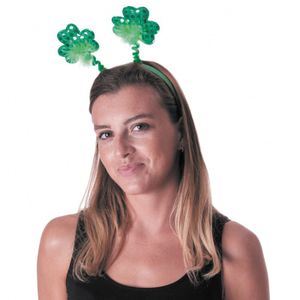 Fournitures de fête vertes Cadeaux pour la Saint Patrick Amosfun Chaussettes hautes pour la Saint Patrick trèfle irlandais 
