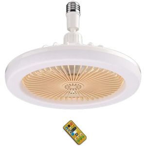VENTILATEUR DE PLAFOND Ventilateur de Plafond avec TéLéCommande et LumièRe 30W Ventilateur de Lampe LED Ventilateur de Plafond Silencieux[S361]