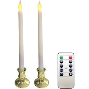 BOUGIE DÉCORATIVE 2pcs bougies sans flamme led électrique bougie lam