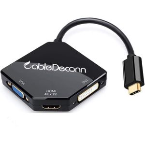 HUB CableDeconn - Adaptateur multiport USB-C de type C