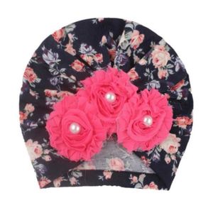Le bébé mère des Vives Femmes badines fleurs nœud Turban Beanie Chapeau