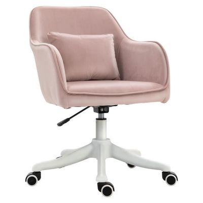 Chaise de bureau velours fauteuil bureau massant coussin lombaire