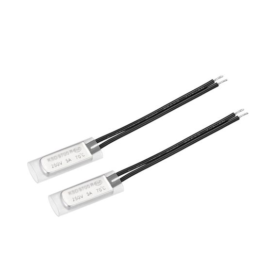 Thermostat Bimétallique KSD9700 60°C N.O – Lot De 2 – 250V 5A – Pour Appareils électroménagers