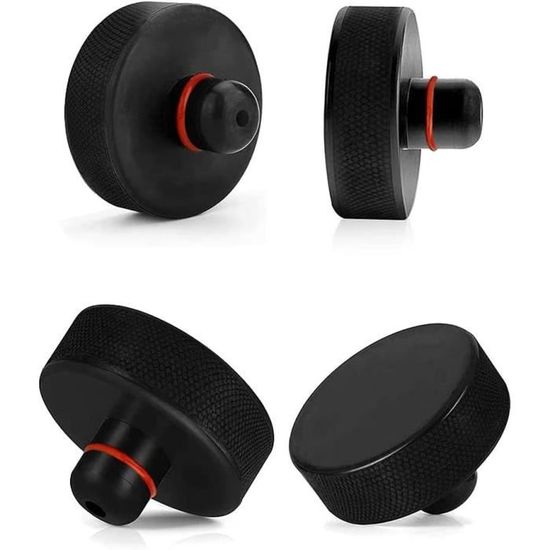 Patin De Cric En Caoutchouc Universel - Protection Anti-Rayures Pour Châssis Voiture, SUV, Camion - Adaptateur Pour Cric Et Chandelle
