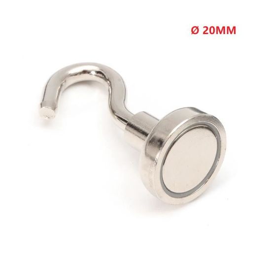 Boucle Magnétique DeWin Pour Pêche - Aimant Fort 3,5kg | Pour Épuisette, Accessoires | Acier Inoxydable