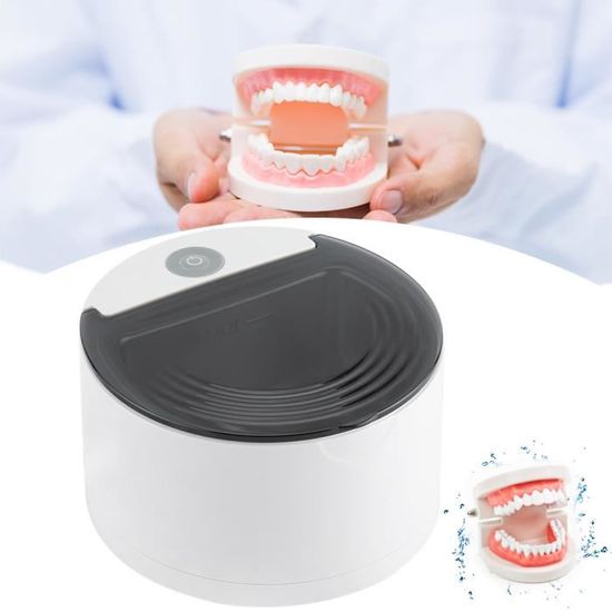 GOTOTOP Machine de nettoyage à ultrasons Nettoyeur rapide pour lunettes de  prothèse dentaire pour appareil de nettoyage à
