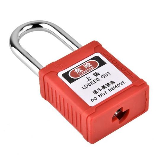 Pack De 2 Cadenas De Sécurité American Lock A1106RED – Rouge, Haute Résistance – Idéal Pour Casiers, Portails, Garages