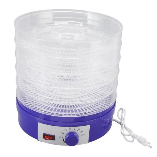 PAR - Sèche-aliments - Sèche-alimentaire Machine bleu ABS 5 couches ...