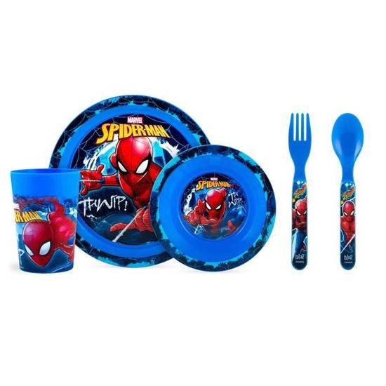 Mug en plastique micro-ondable Spiderman - 350 ml - My Party Kidz