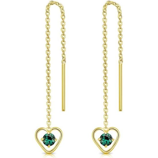 Boucles D'Oreilles - Cristaux Femme