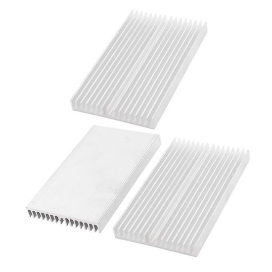 Lot De 12 Radiateurs En Aluminium 10x10x10 Mm - Parfait Pour Refroidir Les Imprimantes 3D, Raspberry Pi, SSD Et Composants électroniques
