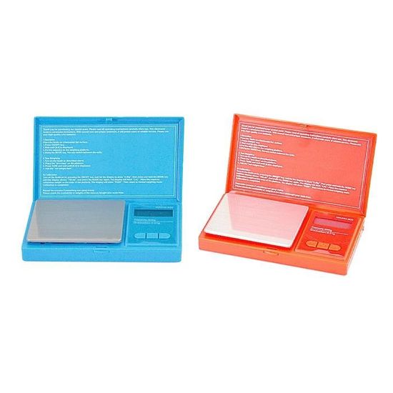 Balance Numérique De Poche AMIR - Précision 0,01g Jusqu'à 200g - 6 Unités De Mesure - Orange