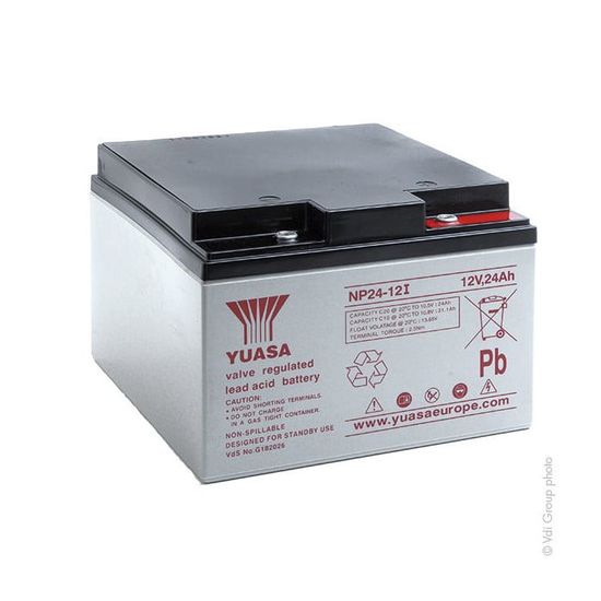 Batteria Al Piombo Regolata Con Valvole 12 V 24 Ah, NP24-12I - Foto 11