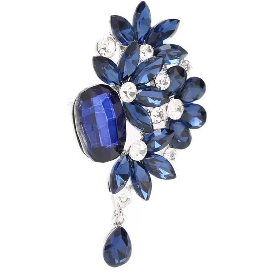 Broches, Fantaisie Femmes Mode Broche Femme épingle Pins Nourrice Rhinestone Accessoires élégant Comme Cadeau Filles Fantaisies Fleur Crystal Bijoux Pour Vêtement Fournitures Mariage Anniversaire Noël