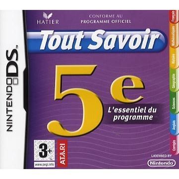 Atari Tout Savoir 5E / Jeu Nintendo Ds
