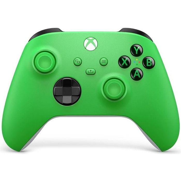 Manette Xbox sans fil - Velocity Green - Vert - Xbox Series / Xbox One / PC Windows 10 / Android / iOS