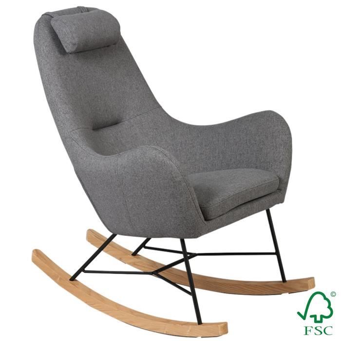 Rosa - Rocking-Chair Gris