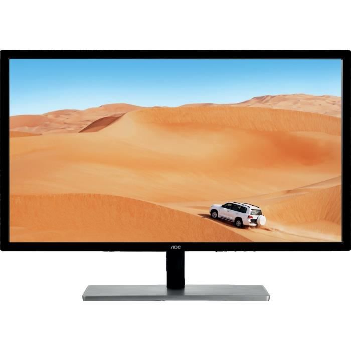 AOC Écran LED Q3279VWFD8 - 31.5- - 2560 x 1440 QHD - 250 cd/m² - HDMI (MHL), VGA, DVI-D, DisplayPort