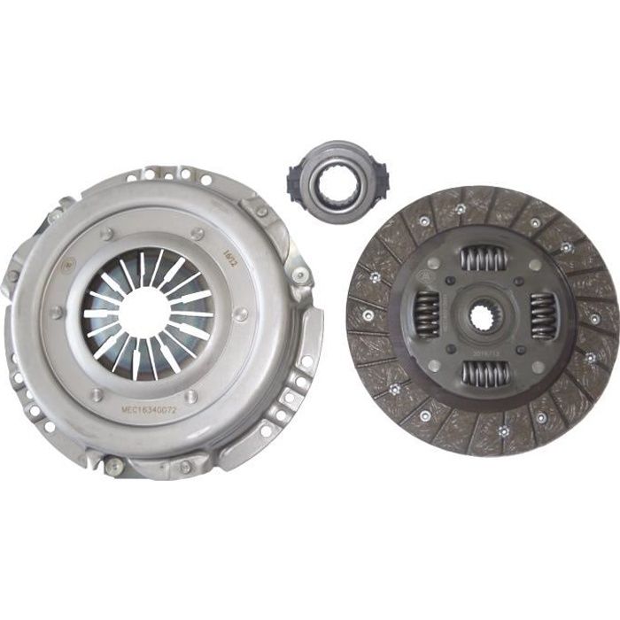 Kit d'embrayage complet + butée Citroen C3 1, de 2002 à 2009 - 1.4 HDI - AA010128TPD05