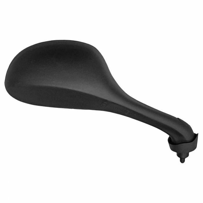 Retroviseur adaptable gilera 50 runner 2005+2012, 125 runner 2005+2013 droit noir (oe cm73002) (homologue ce)