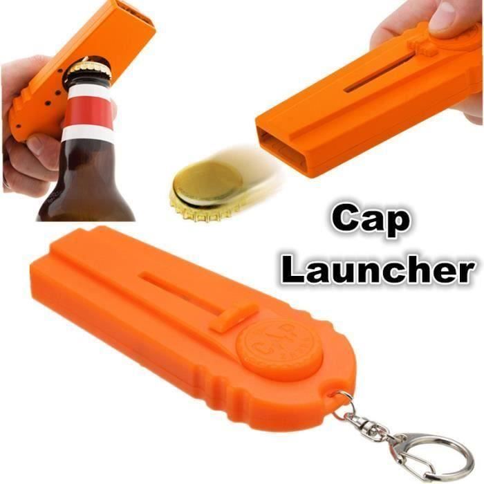 Décapsuleur Lanceur Bouchon Cap Volant Zappa Ouvre Bouteille Bière Anneau Clé