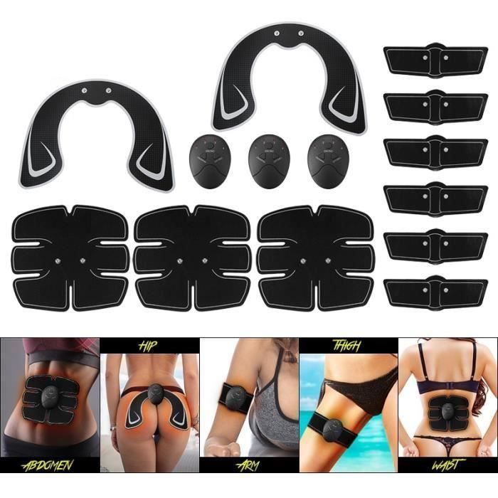 TEMPSA 14 Pcs Appareil de Musculation Fitness Muscle équipement d'entraînement Hanche Fesses De Levage