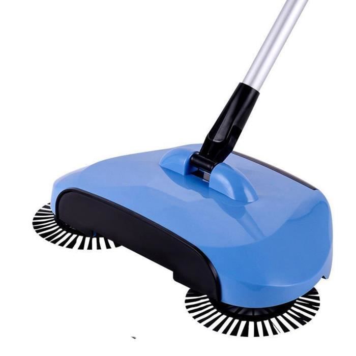 Aspirateur Non Electrique Ménage Entretien Nettoyeur Maison Bleu